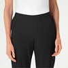 Wink Scrubs for Women, W123, Flat Front Cargo Pants with Inside Webbed Drawstring and 8 Pockets Black