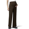 Wink WonderWORK Maternity Cargo Scrub Pant, Chocolate, XL