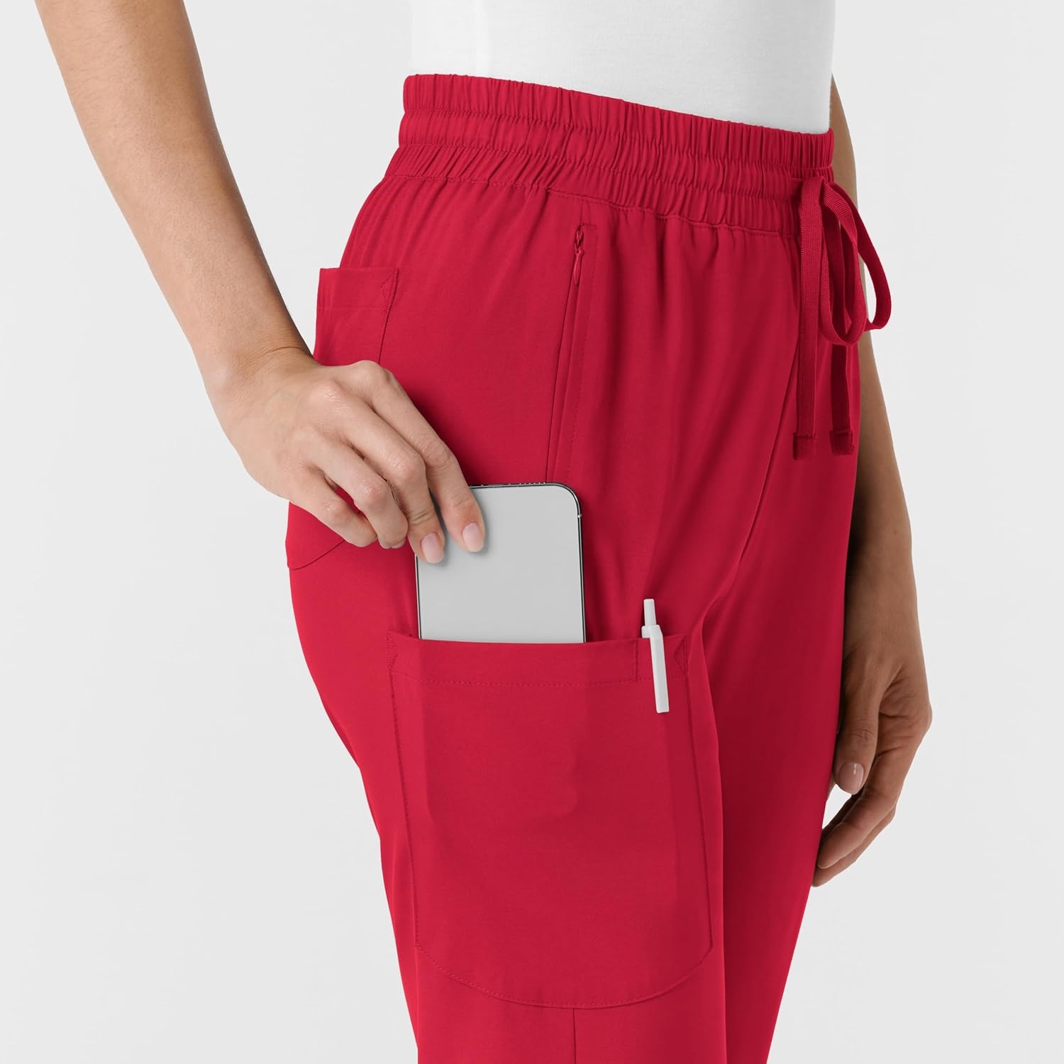 image:imageWink Womens Womens Bootcut Scrub PantRed
