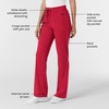 Wink Women’s Women’s Bootcut Scrub Pant(Red)