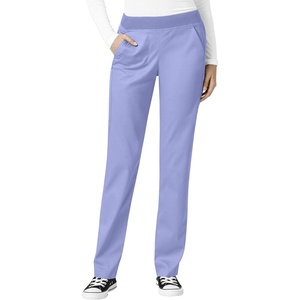 Wink PRO Women’s Knit Waist Cargo Scrub Pant(Ceil Blue)