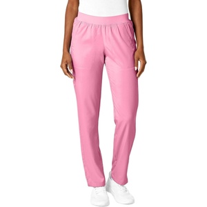 Wink PRO Women’s Knit Waist Cargo Scrub Pant(Pink Blossom)