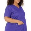 Wink W123 Maternity V-Neck Scrub Top(Grape)