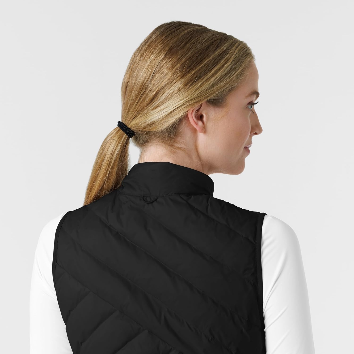 image:imageWINK Layers Womens Quilted Scrub VestBlack