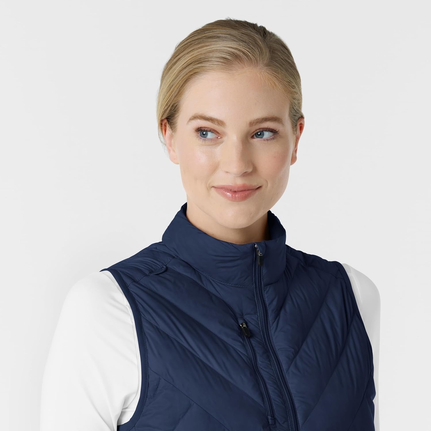 image:imageWINK Layers Womens Quilted Scrub VestNavy