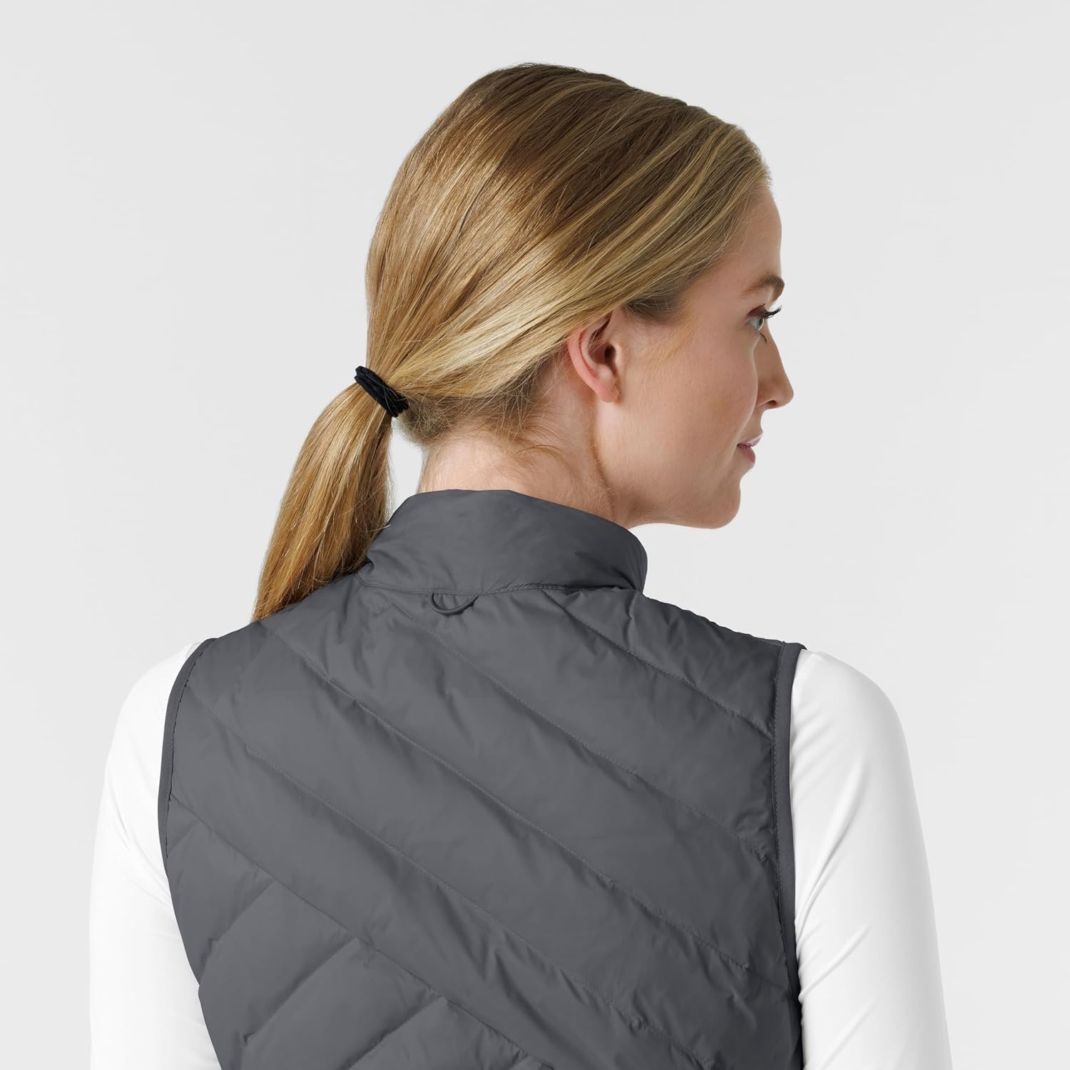 image:imageWINK Layers Womens Quilted Scrub VestPewter