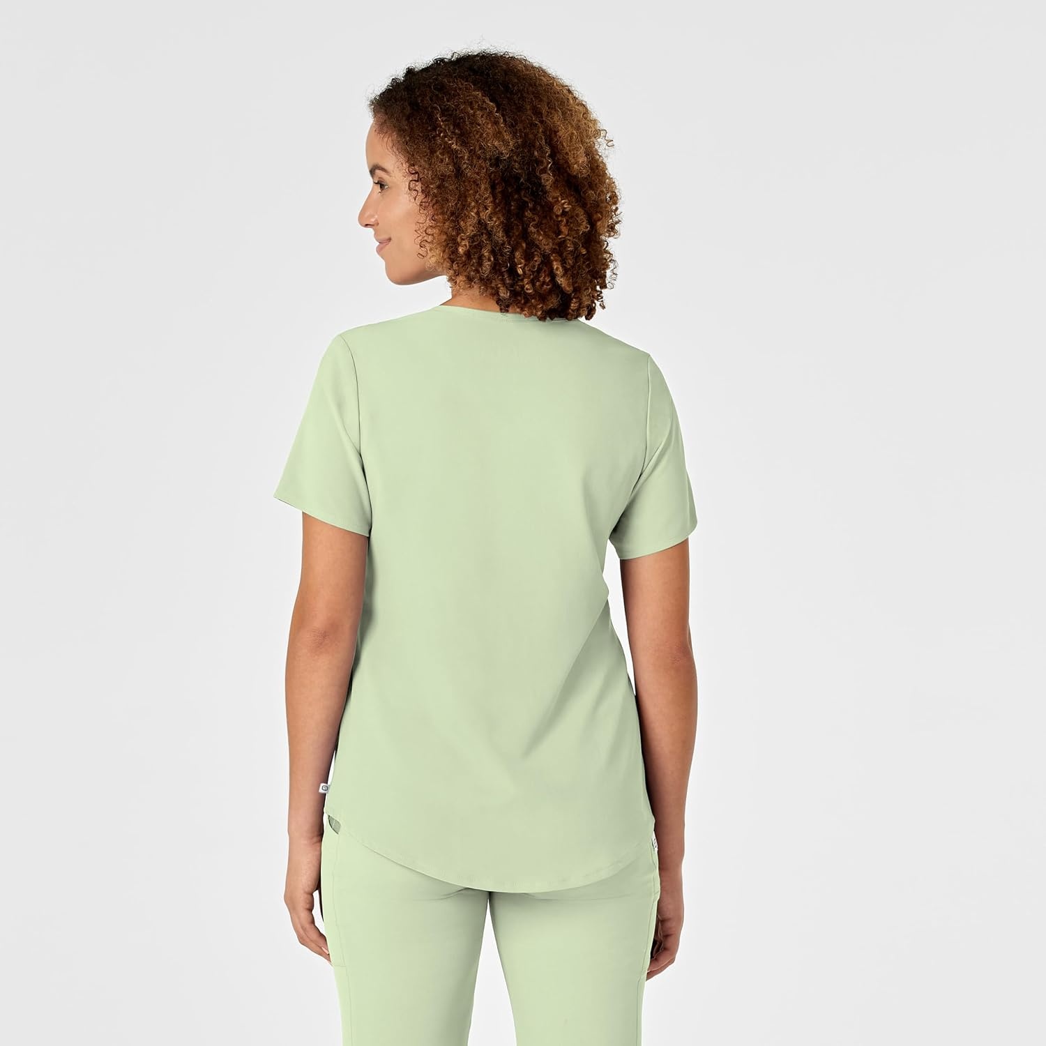 image:imageWINK Renew Womens VNeck Scrub TopFresh Mint