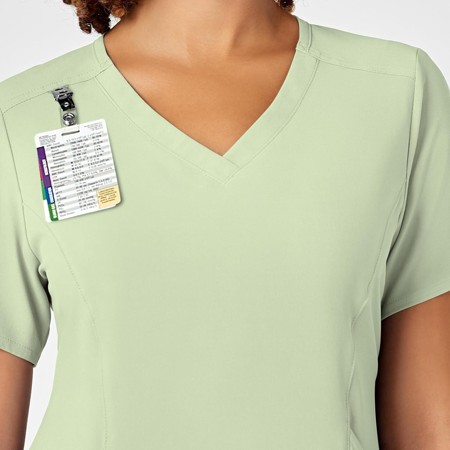 image:imageWINK Renew Womens VNeck Scrub TopFresh Mint