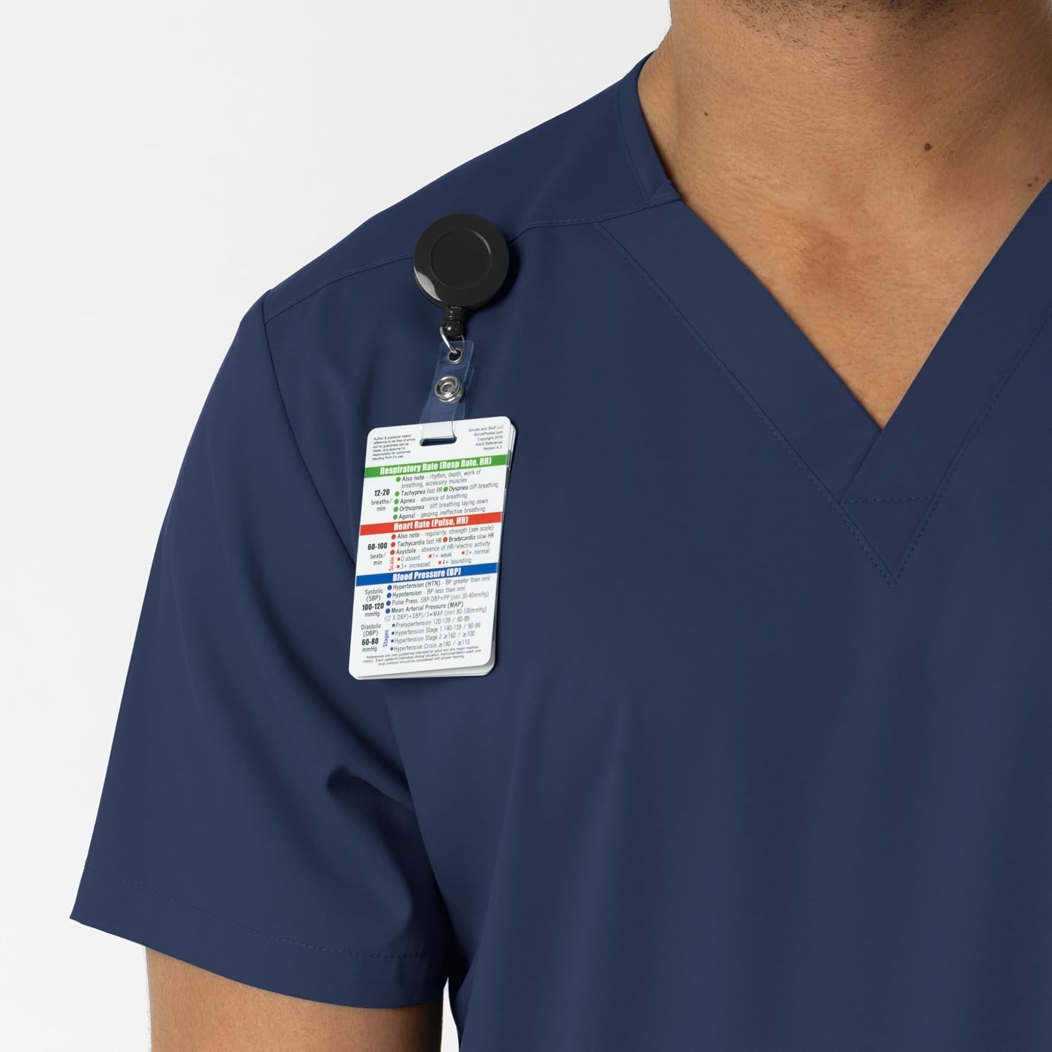 image:imageWink Boundless Unisex VNeck Scrub TopNavy