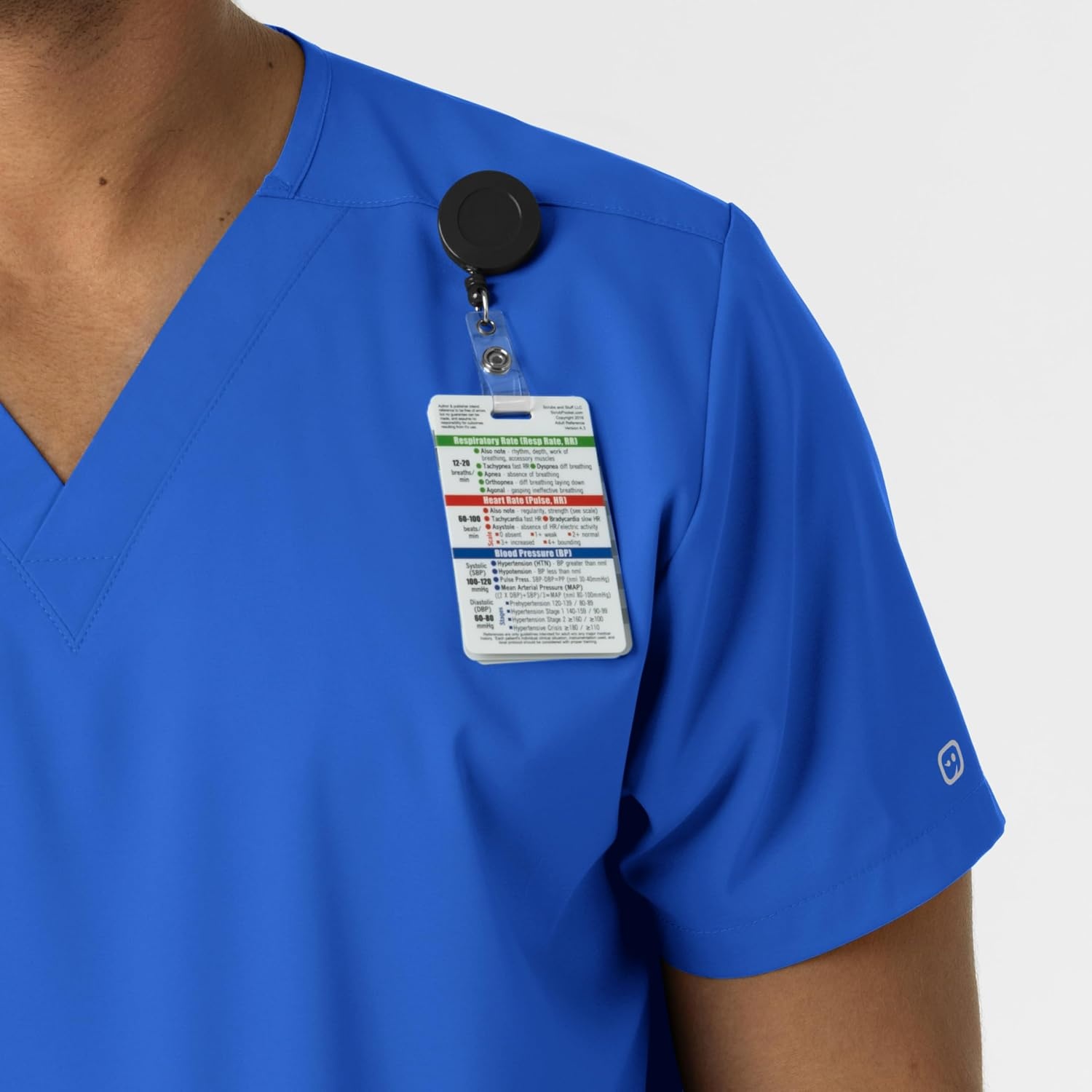image:imageWink Boundless Unisex VNeck Scrub TopRoyal