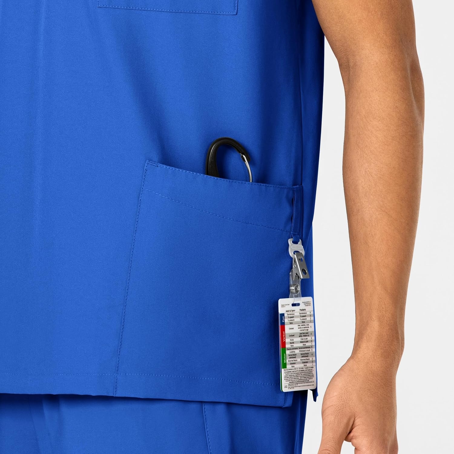 image:imageWink W123 Unisex 4 Pocket Utility Scrub TopRoyal