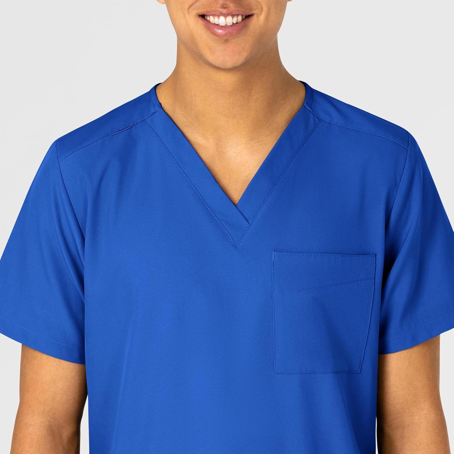 image:imageWink W123 Unisex 4 Pocket Utility Scrub TopRoyal