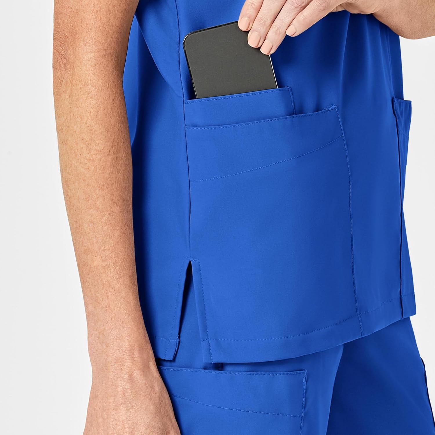 image:imageWink W123 Unisex 4 Pocket Utility Scrub TopRoyal