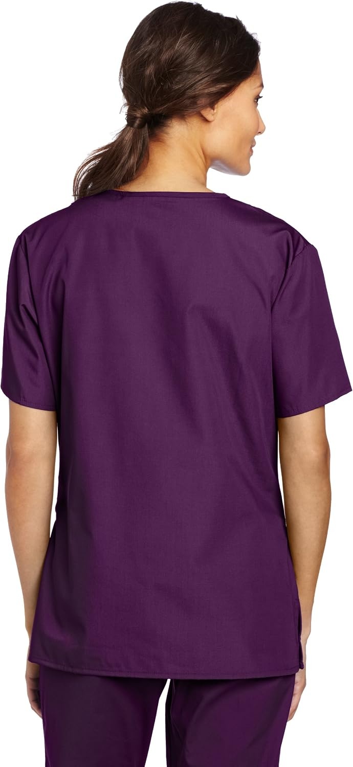 image:imageWonderWink Womens Origins Bravo VNeck TopEggplant