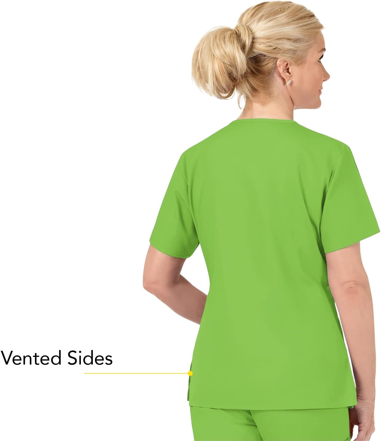 image:imageWonderWink Womens Origins Bravo VNeck TopGreen Apple