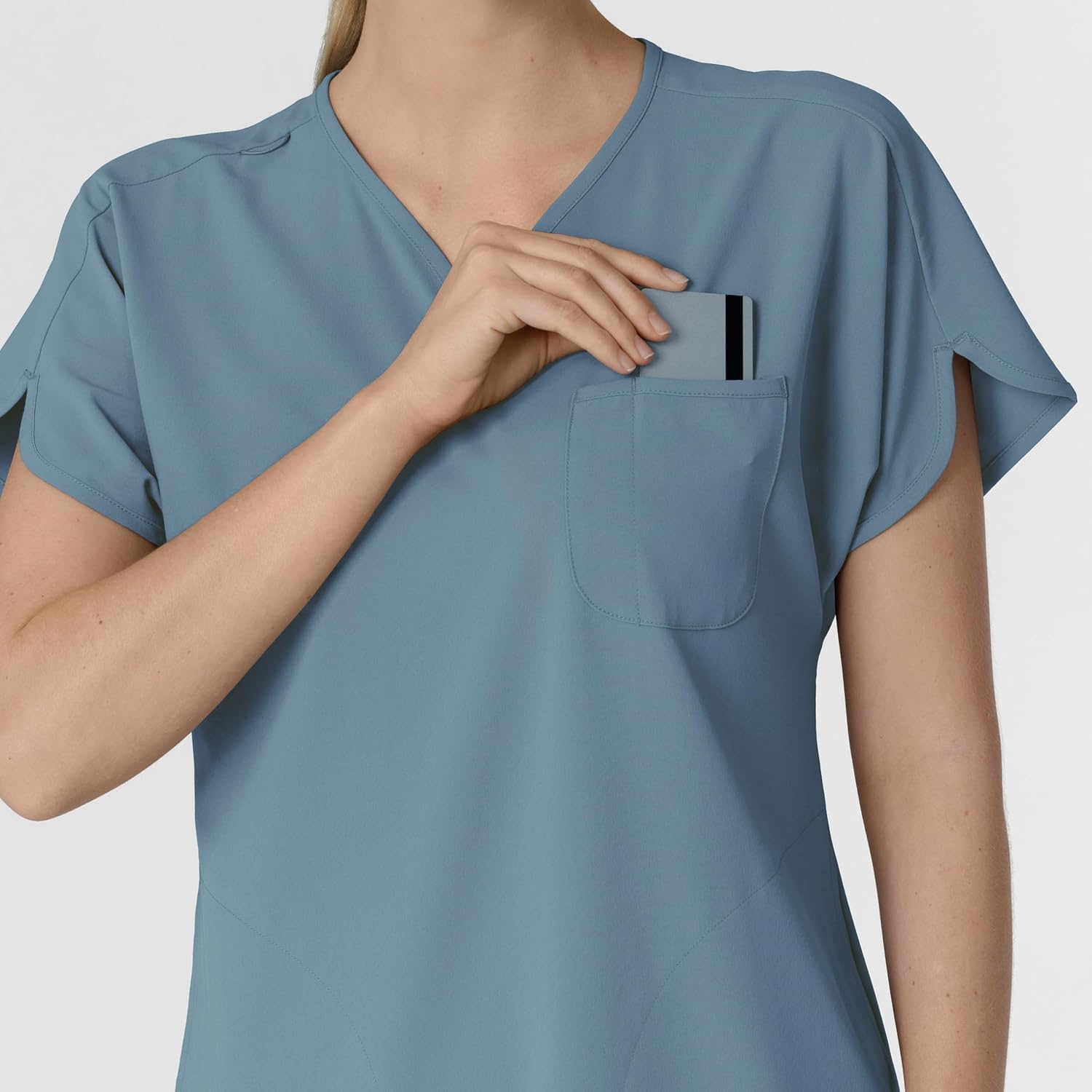 image:imageWonderWink Womens Scrub TopElemental Blue