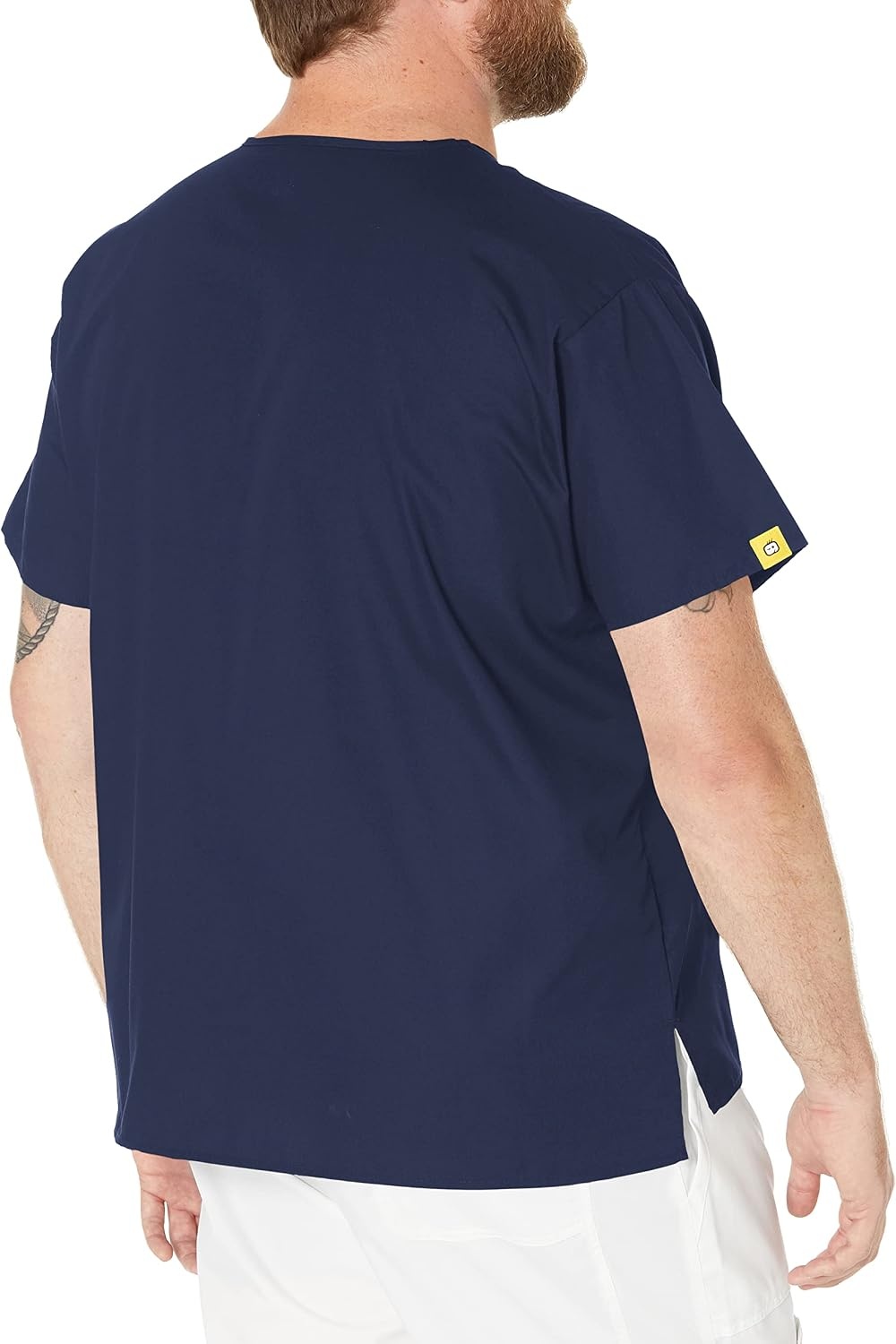 image:imageWonderWink unisexadult Big The Alpha Unisex VNeck Scrub Top Navy 4XLarge