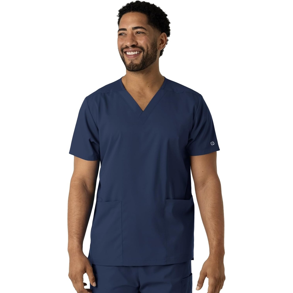 image:imageWink Boundless Unisex VNeck Scrub TopNavy