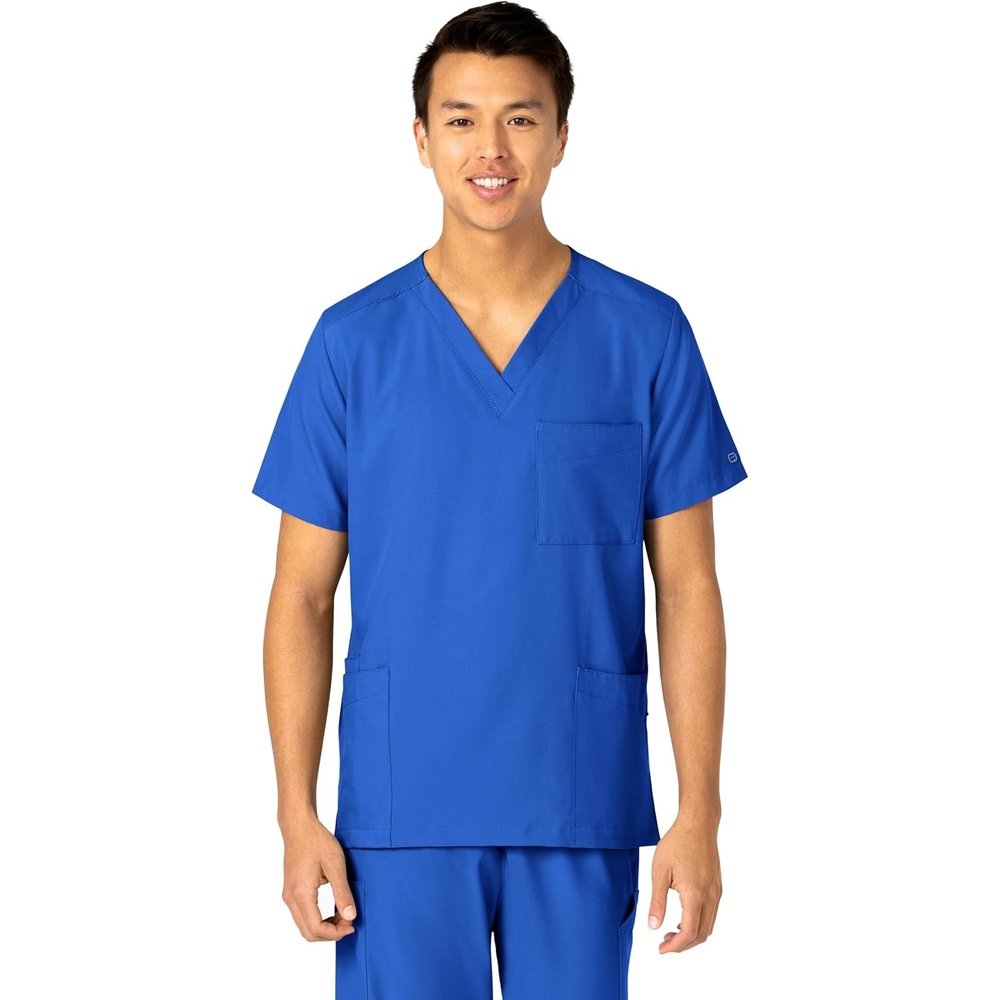 image:imageWink W123 Unisex 4 Pocket Utility Scrub TopRoyal