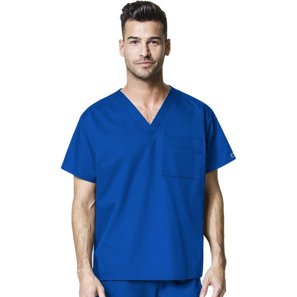 image:imageWink WonderWORK Unisex VNeck Scrub TopRoyal