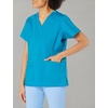 WINK Renew Women’s V-Neck Scrub Top(Ocean)
