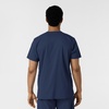 Wink Boundless Unisex V-Neck Scrub Top(Navy)