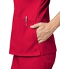 Wink Boundless Women’s 2-Pocket V-Neck Scrub Top(Caribbean Blue)