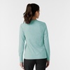 Wink Layers Women’s Watch Window Long Sleeve Underscrub Top(Sky Blue Heather)