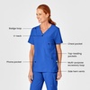 Wink W123 Unisex 4 Pocket Utility Scrub Top(Royal)