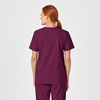 Wink W123 Unisex 4 Pocket Utility Scrub Top(Wine)