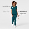 Wink Women’s Women’s V-Neck Scrub Top(Caribbean Blue)