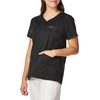 Wink Womens Wonderflex Patience Women’s Scrub Top(Black)