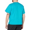 Wink WonderWORK Unisex V-Neck Scrub Top(Teal Blue)