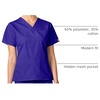 WonderWink Women’s Origins Bravo V-Neck Top(Grape)