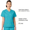 WonderWink Women’s Origins Bravo V-Neck Top(Real Teal)