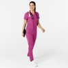WonderWink Women’s Scrub Top(Raspberry)