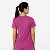 WonderWink Women’s Scrub Top(Raspberry)