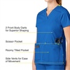 WonderWink Women’s Wonderflex Verity Scrub Top, Royal, Large