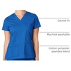 WonderWink Women’s Wonderflex Verity Scrub Top, Royal, Large