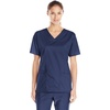 Wink WonderWORK Scrubs for Women, V-Neck Scrub Tops | Womens Scrub Top Navy V-Neck 4 Pockets Size L 65% Polyester/35% Cotton