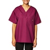 WonderWink The Alpha Unisex V-Neck Scrub Top, Wine, X-Large