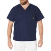 WonderWink unisex-adult Big The Alpha Unisex V-Neck Scrub Top, Navy, 4X-Large