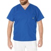 WonderWink unisex-adult Big The Alpha Unisex V-Neck Scrub Top, Royal, 3X-Large