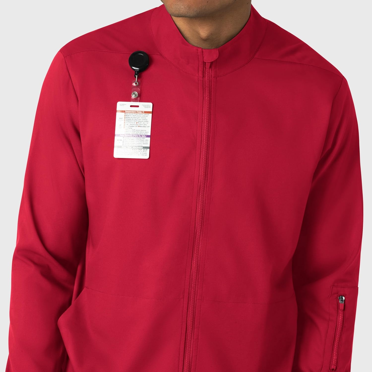 image:imageWINK Boundless Mens Warm Up Scrub JacketRed