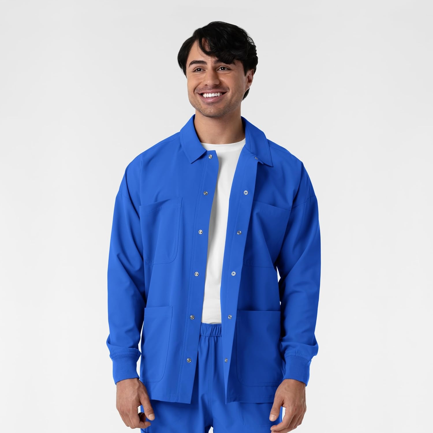 image:imageWINK Boundless Mens Warm Up Scrub JacketRoyal