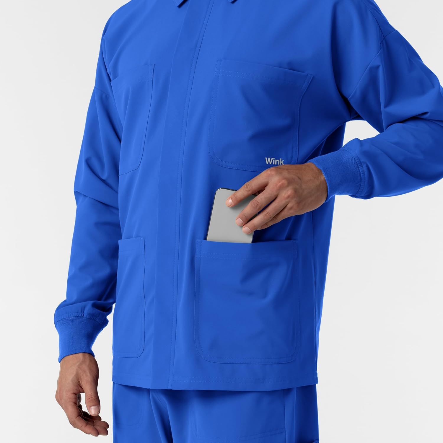 image:imageWINK Boundless Mens Warm Up Scrub JacketRoyal