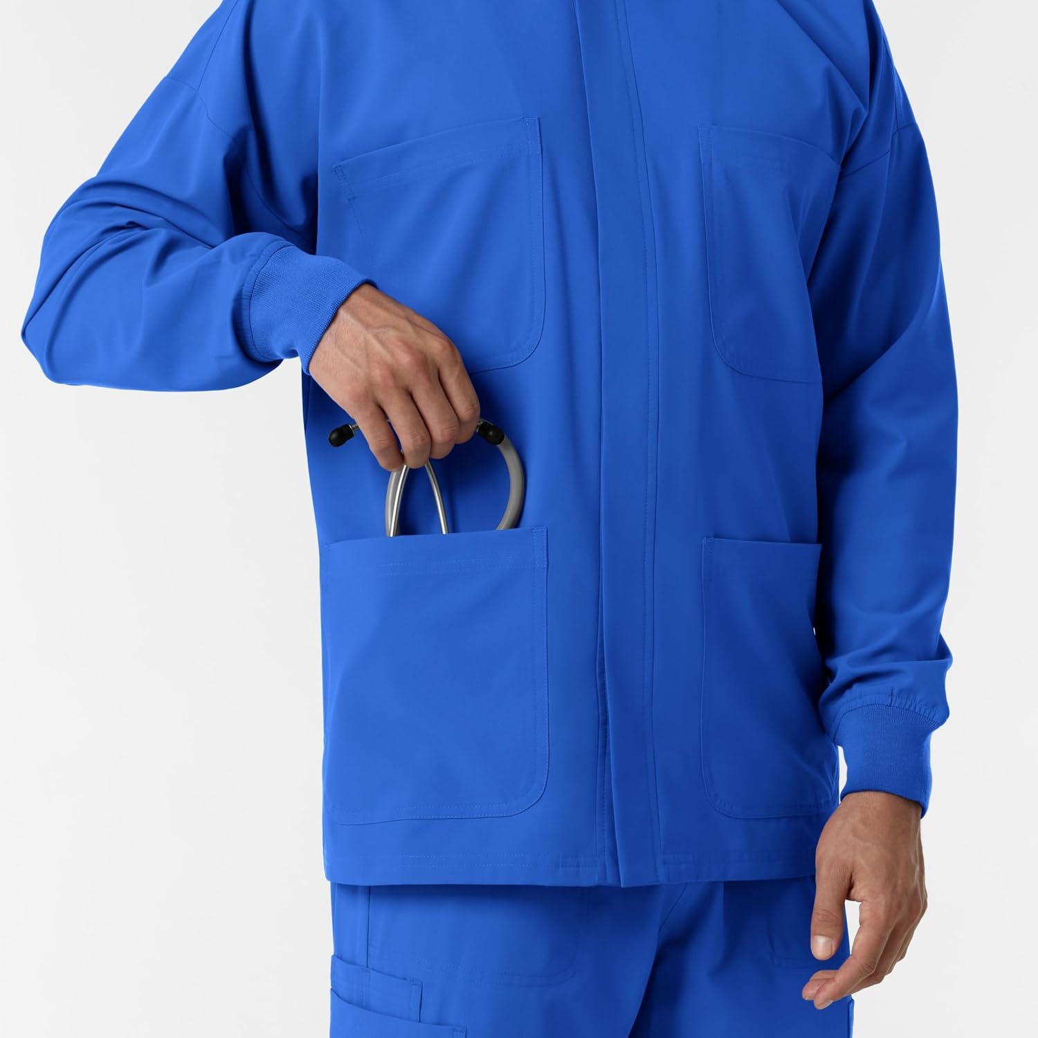 image:imageWINK Boundless Mens Warm Up Scrub JacketRoyal