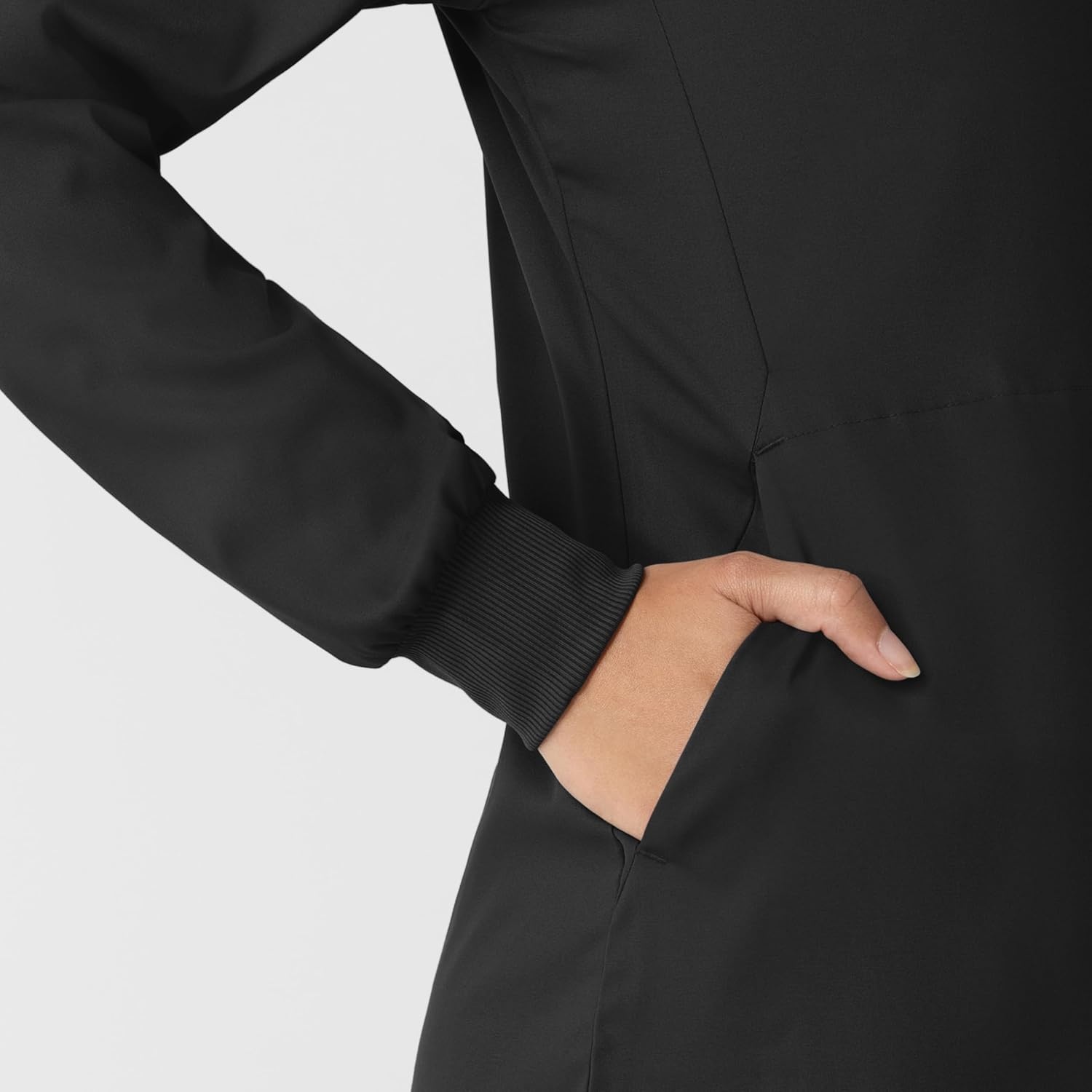 image:imageWINK Boundless Womens Warm Up Scrub JacketBlack