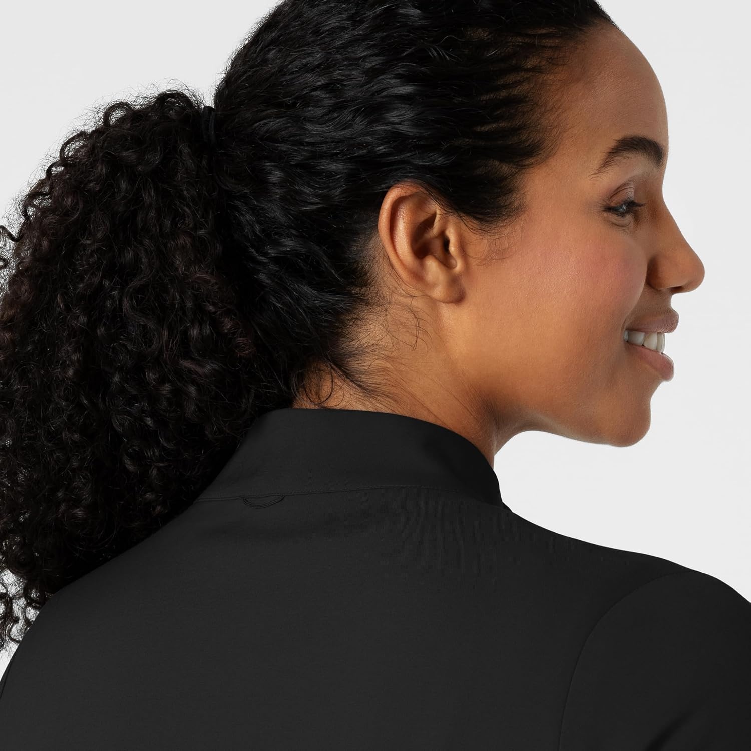 image:imageWINK Boundless Womens Warm Up Scrub JacketBlack