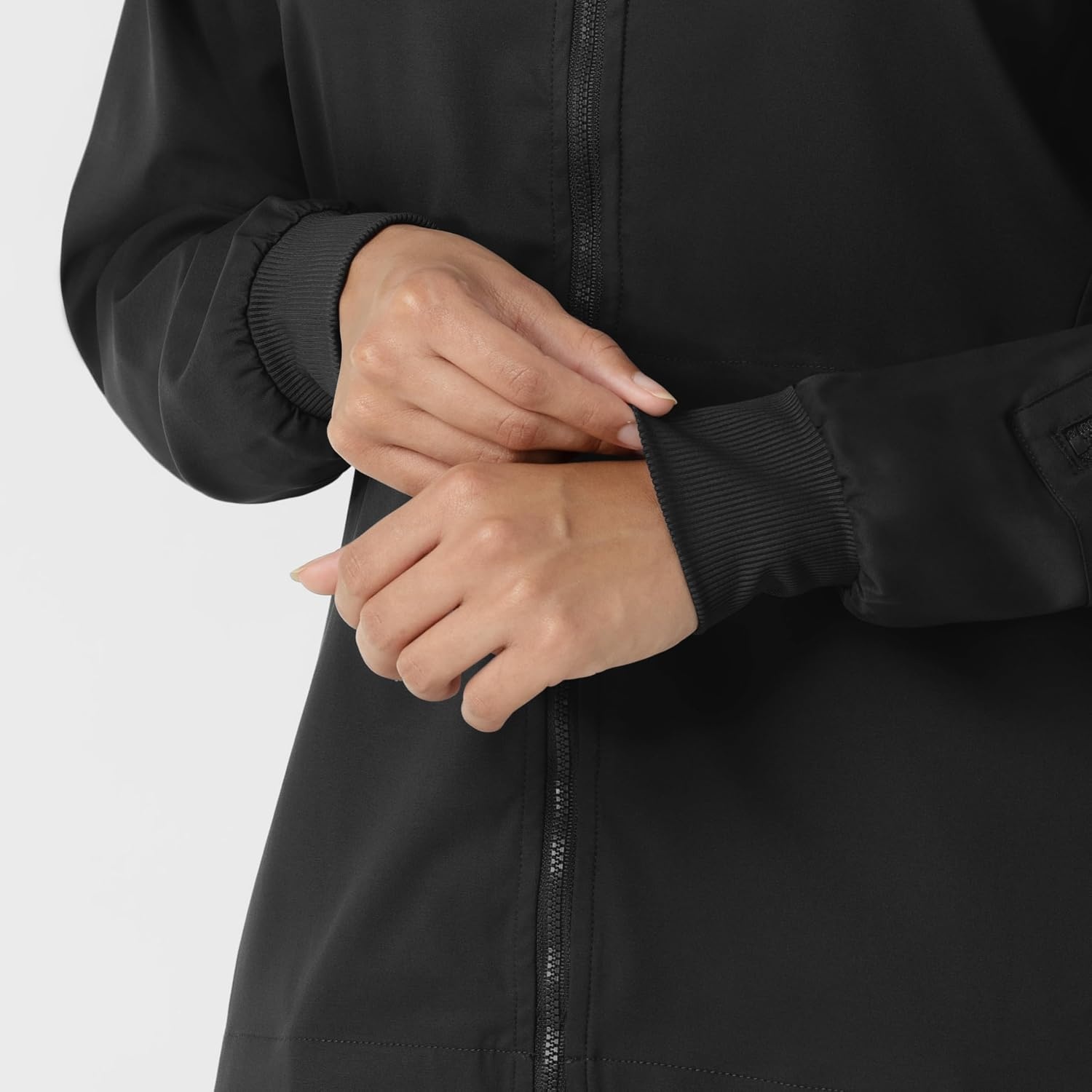 image:imageWINK Boundless Womens Warm Up Scrub JacketBlack